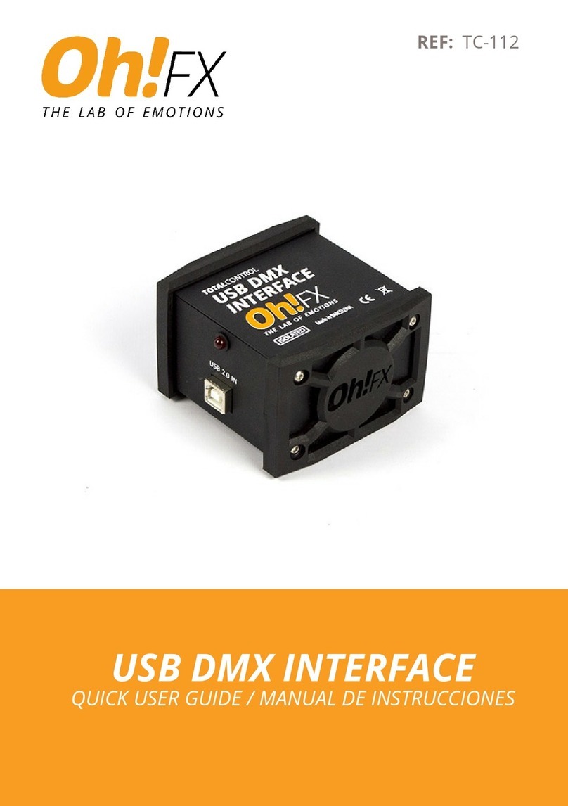 Oh!FX TC-112 Manuel d'instructions