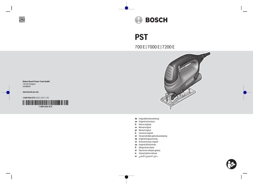 Bosch PST 7000 E Manuel utilisateur