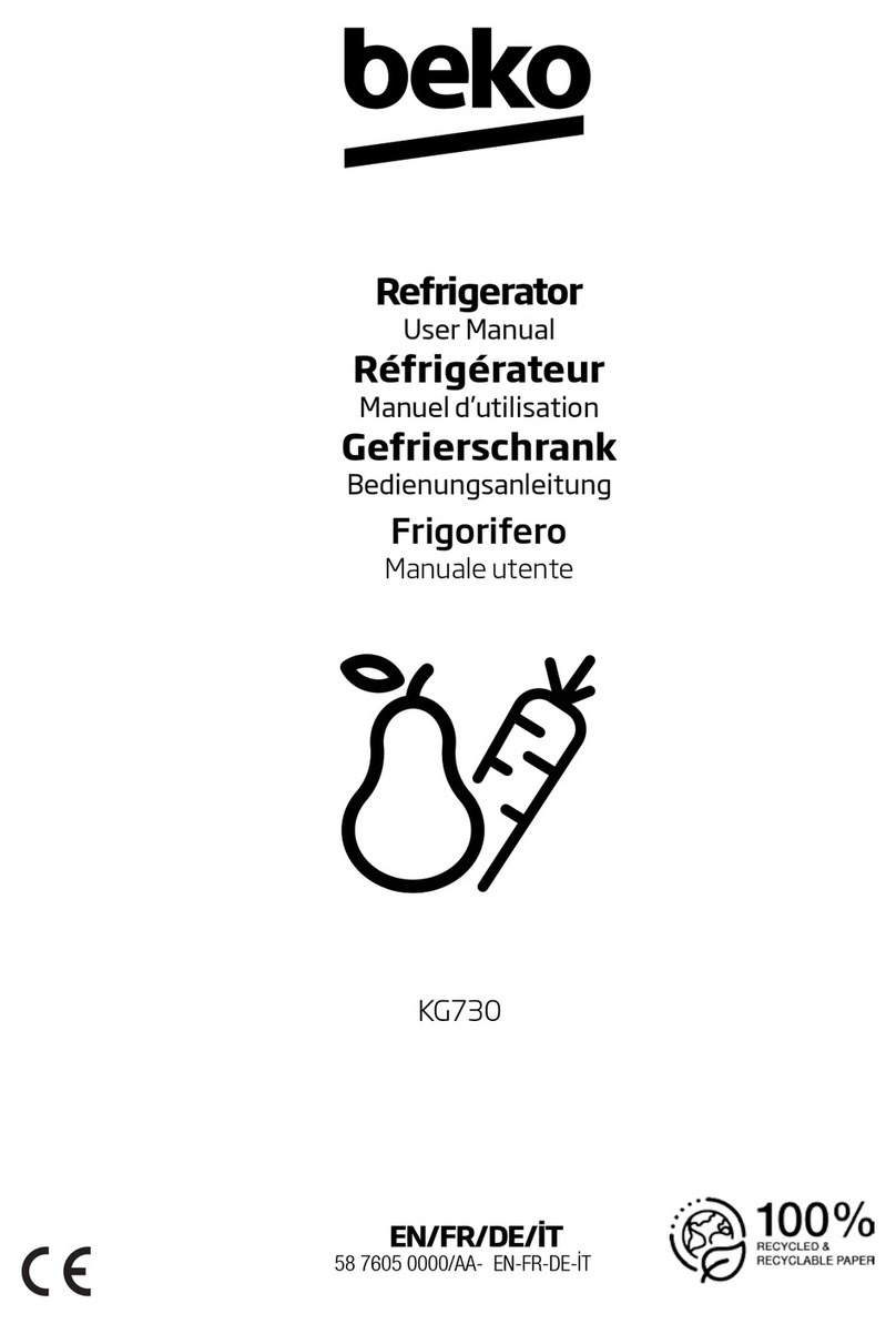 Beko KG730 Manuel utilisateur