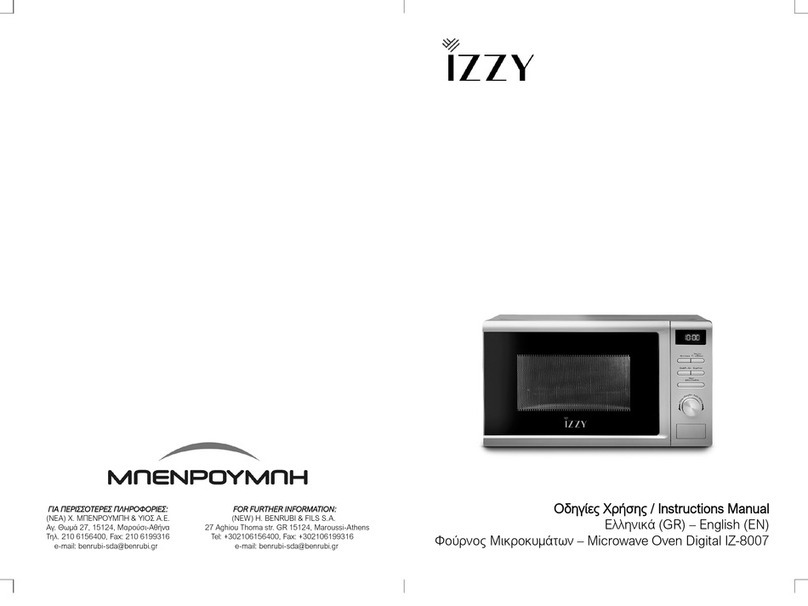 izzy IZ-8007 Manuel utilisateur