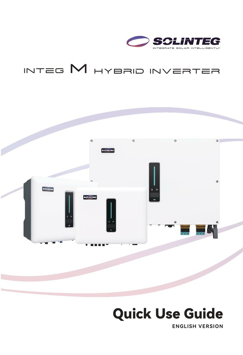 SOLINTEG Integ M Manuel d'utilisation
