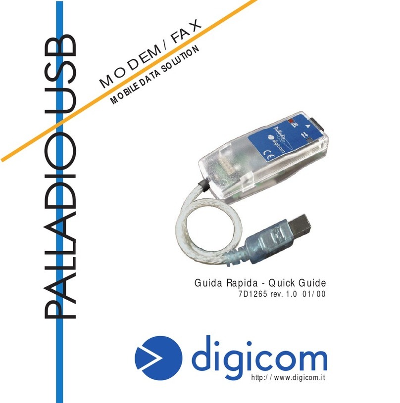Digicom Palladio USB Bluetooth Manuel utilisateur