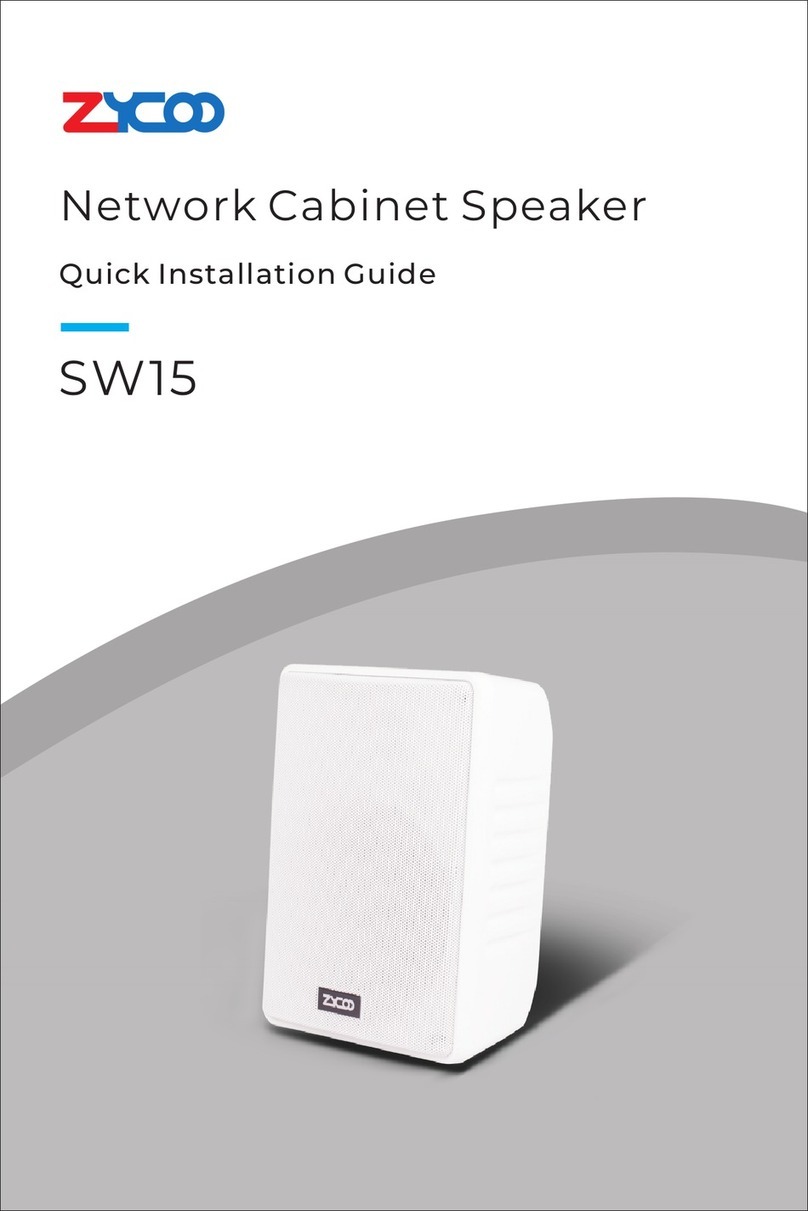 Zycoo SW15 Manuel utilisateur