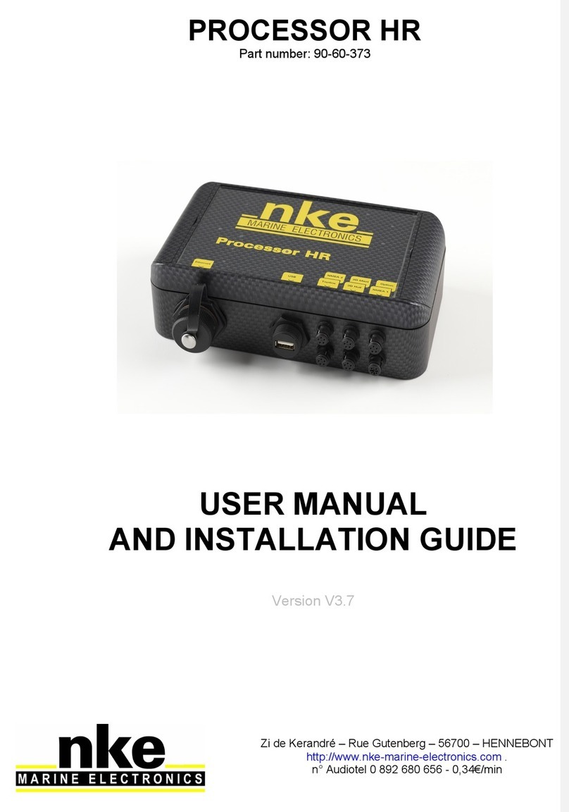NKE PROCESSOR HR Manuel utilisateur