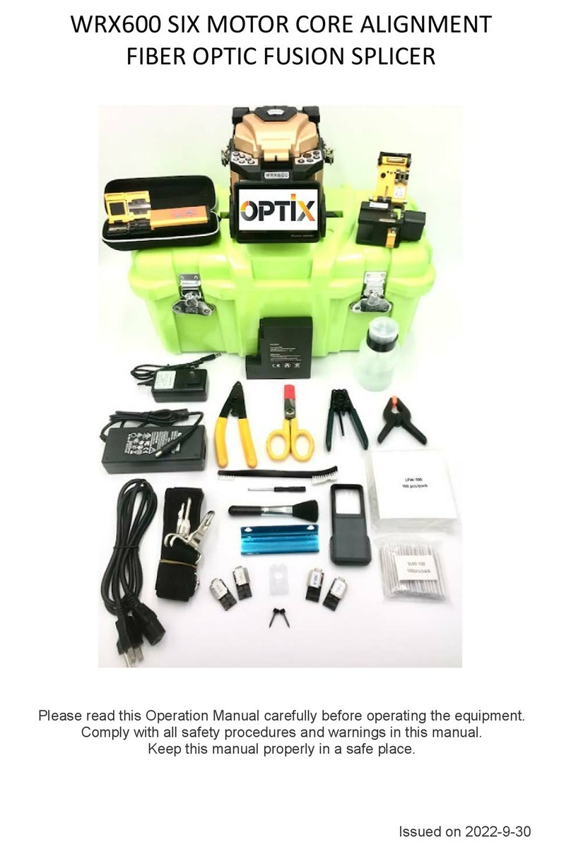 OPTIX WRX600 Manuel utilisateur