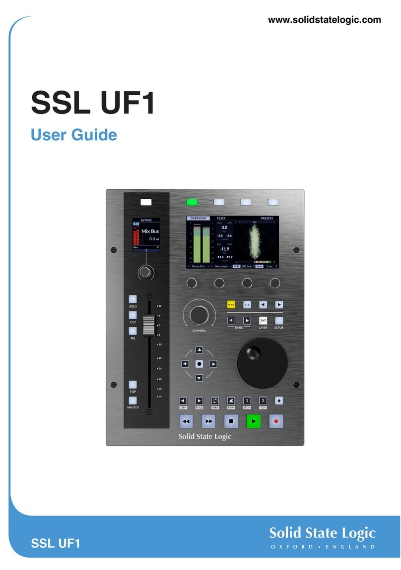 Solid State Logic SSL UF1 Manuel utilisateur