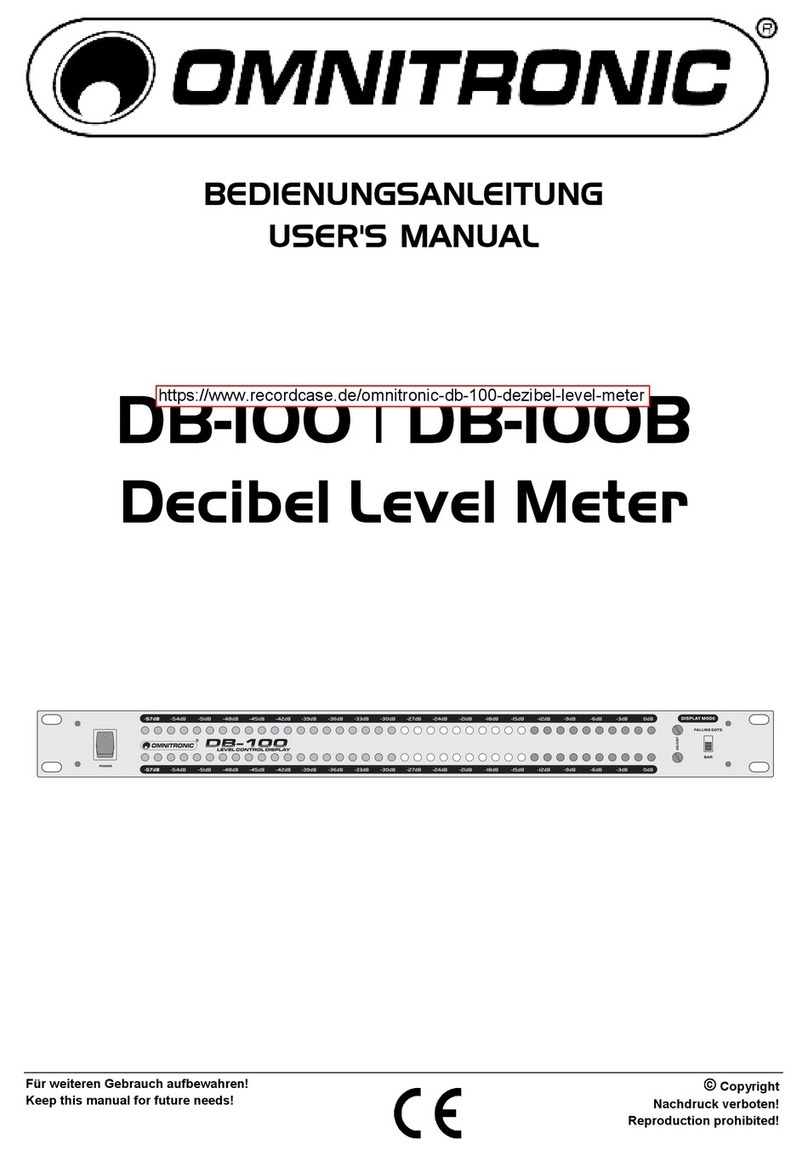 Omnitronic DB-100 Manuel utilisateur