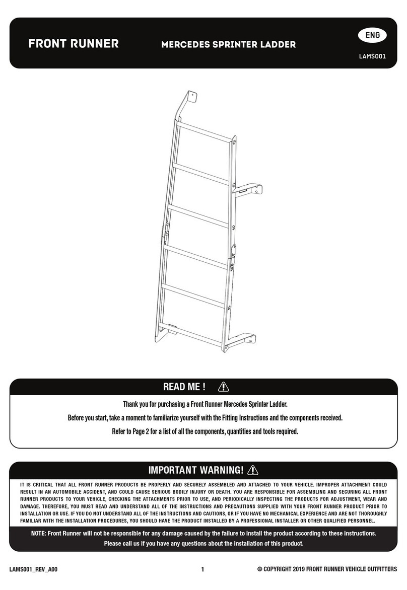 Front Runner LAMS001 Manuel utilisateur