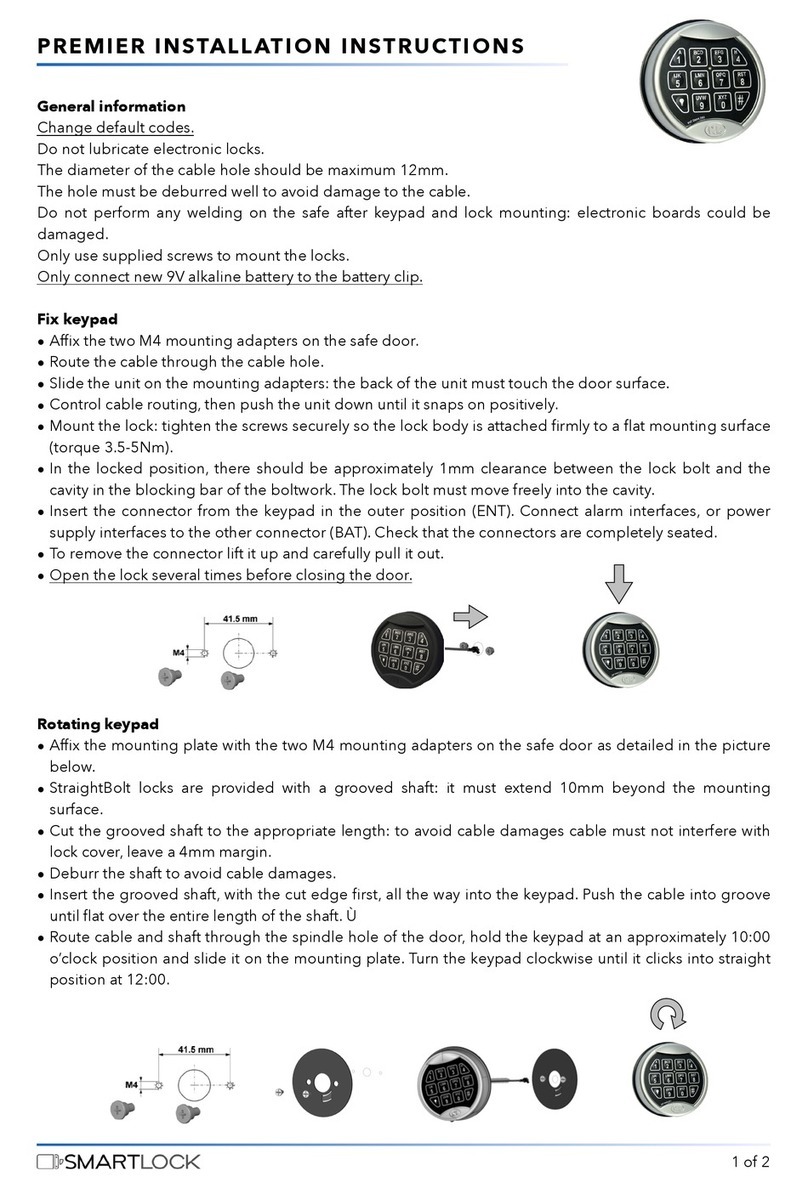 SmartLock PREMIER Manuel utilisateur