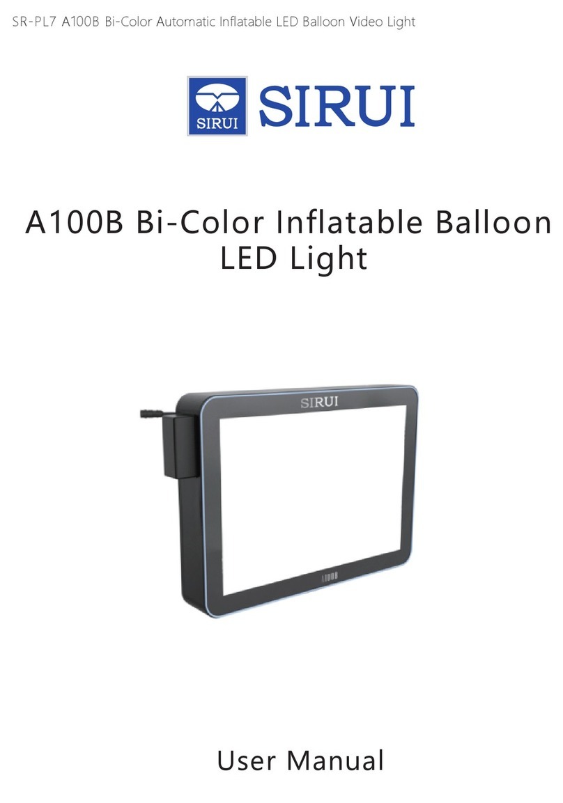 SIRUI A100B Manuel utilisateur