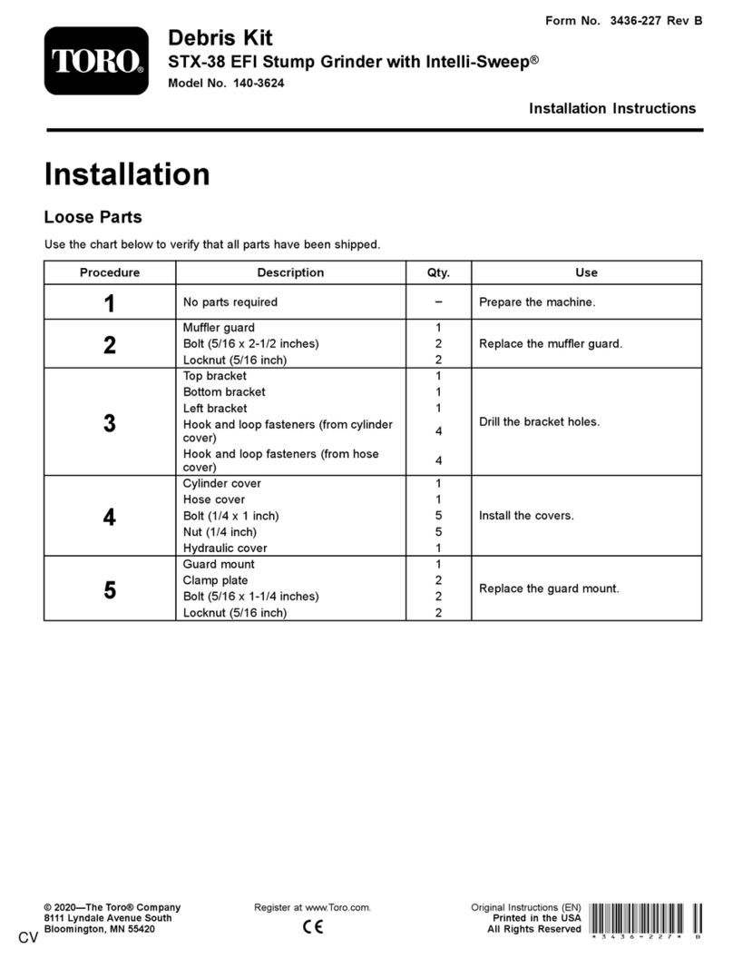 Toro 140-3624 Manuel utilisateur