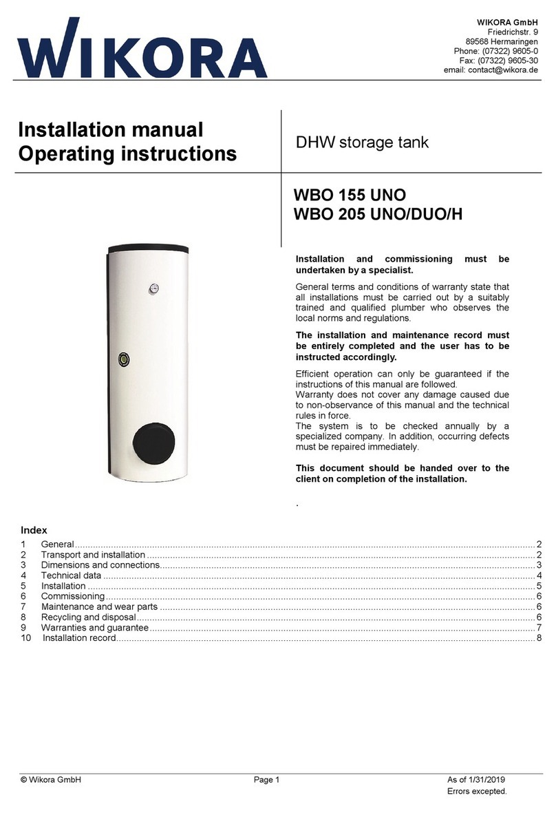 WIKORA WBO 155 UNO Document technique
