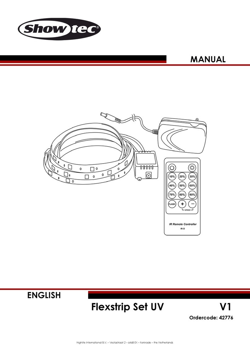 Show Tec Flexstrip Set UV V1 Manuel utilisateur