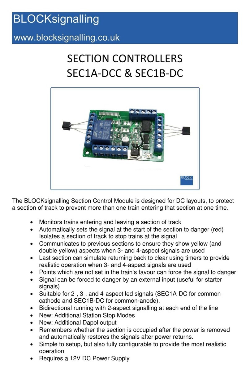BLOCKsignalling SEC1A-DCC Manuel utilisateur