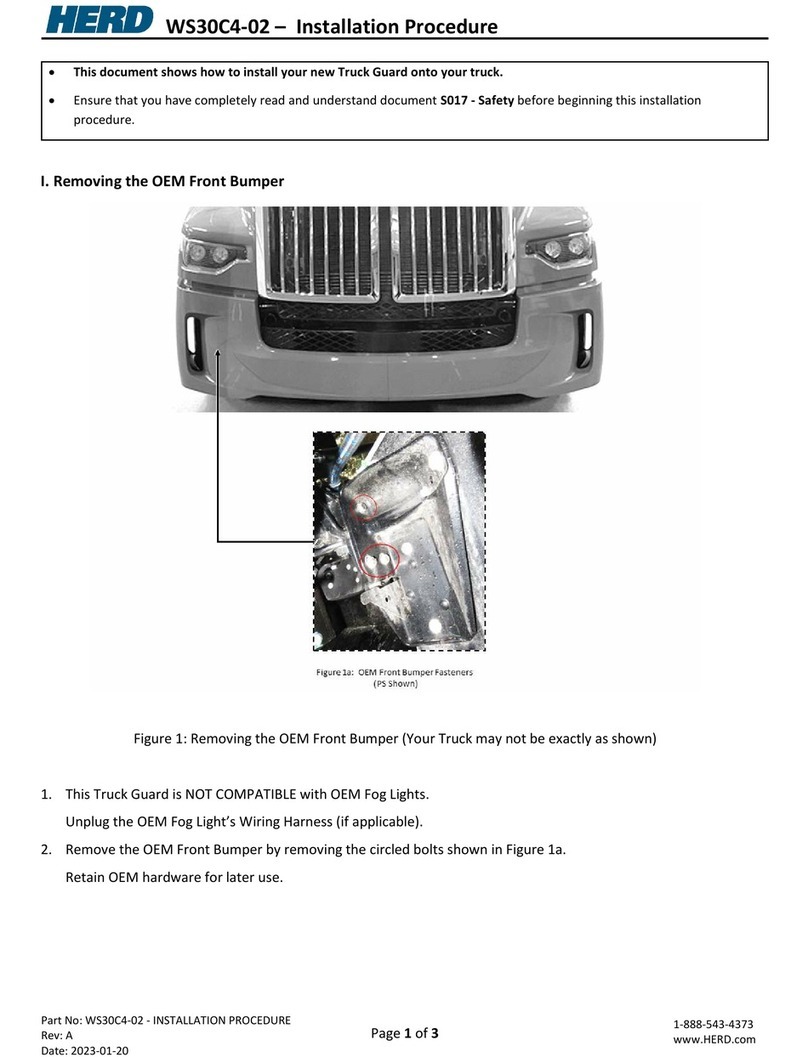 Herd WS30C4-02 Manuel d'utilisation et d'entretien