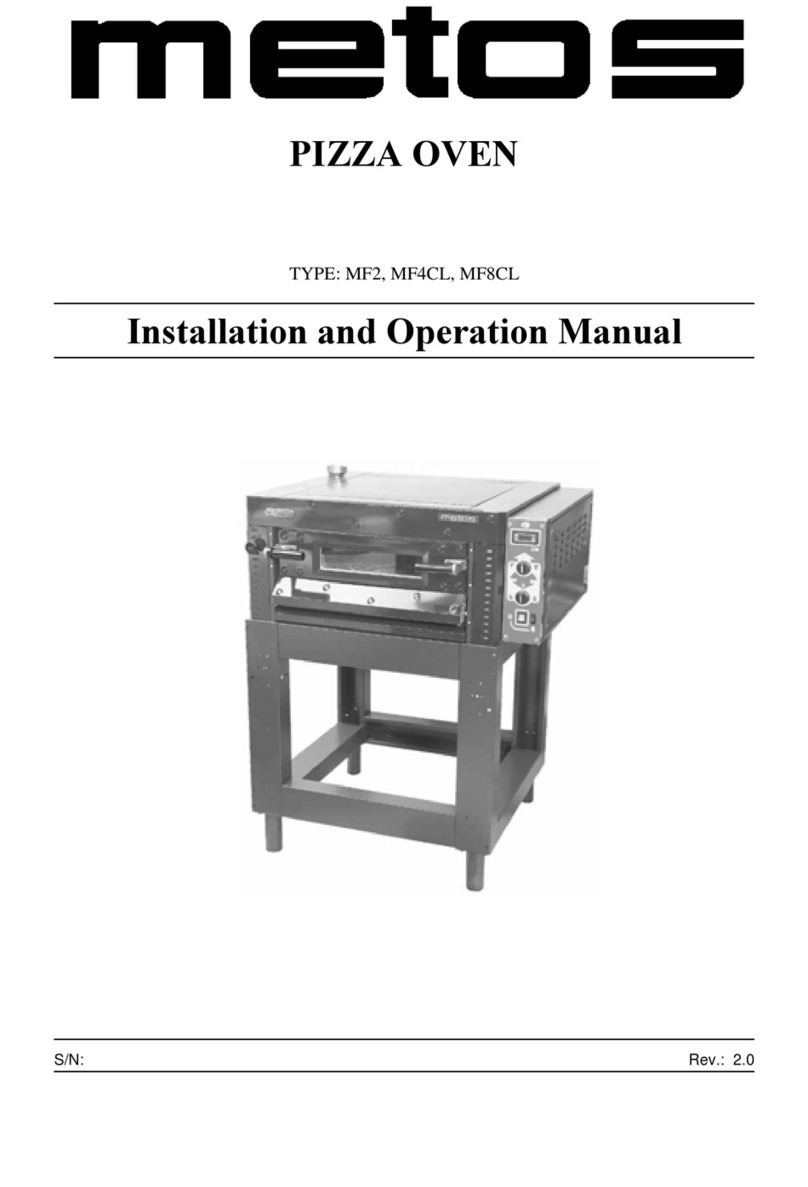 Metos MF2 Manuel utilisateur
