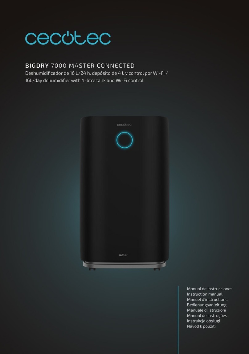 cecotec BIGDRY 7000 MASTER CONNECTED Manuel utilisateur