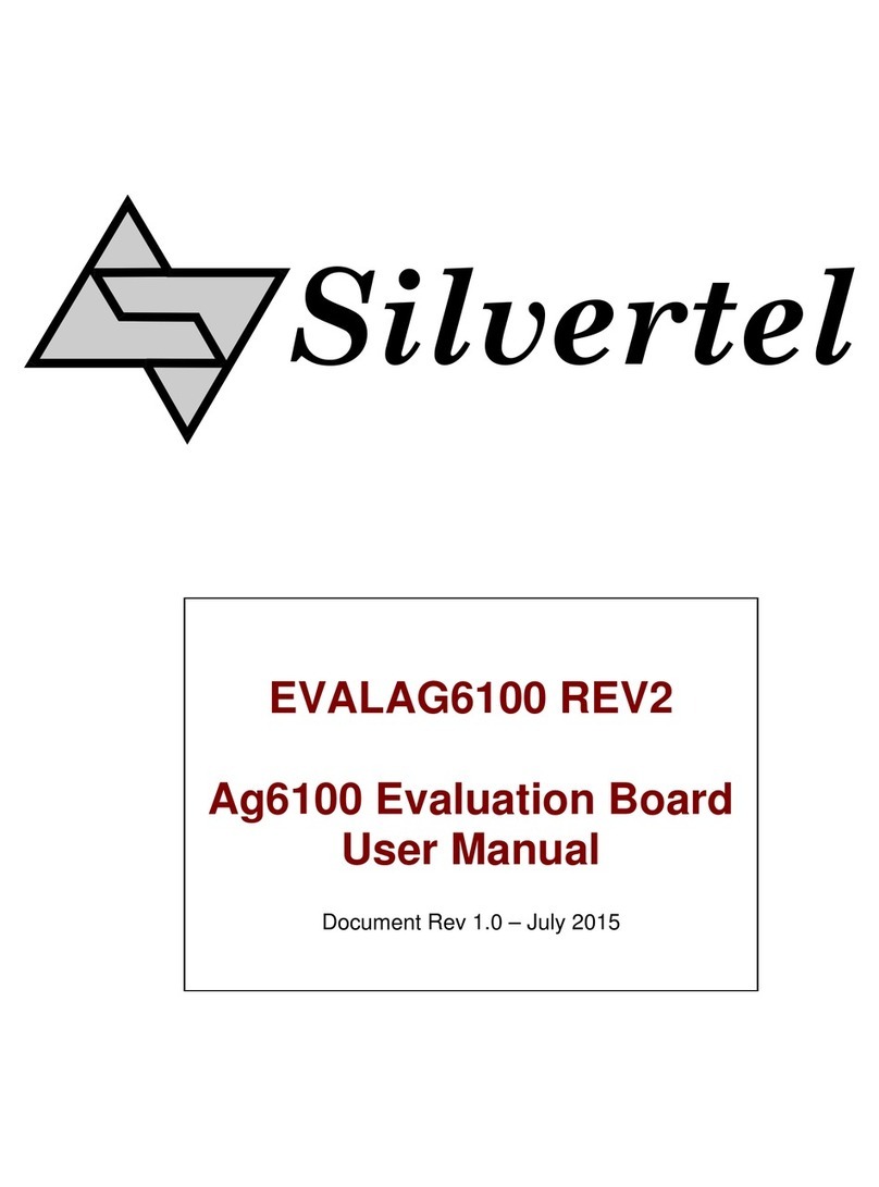 Silvertel EVALAG6100 Manuel utilisateur