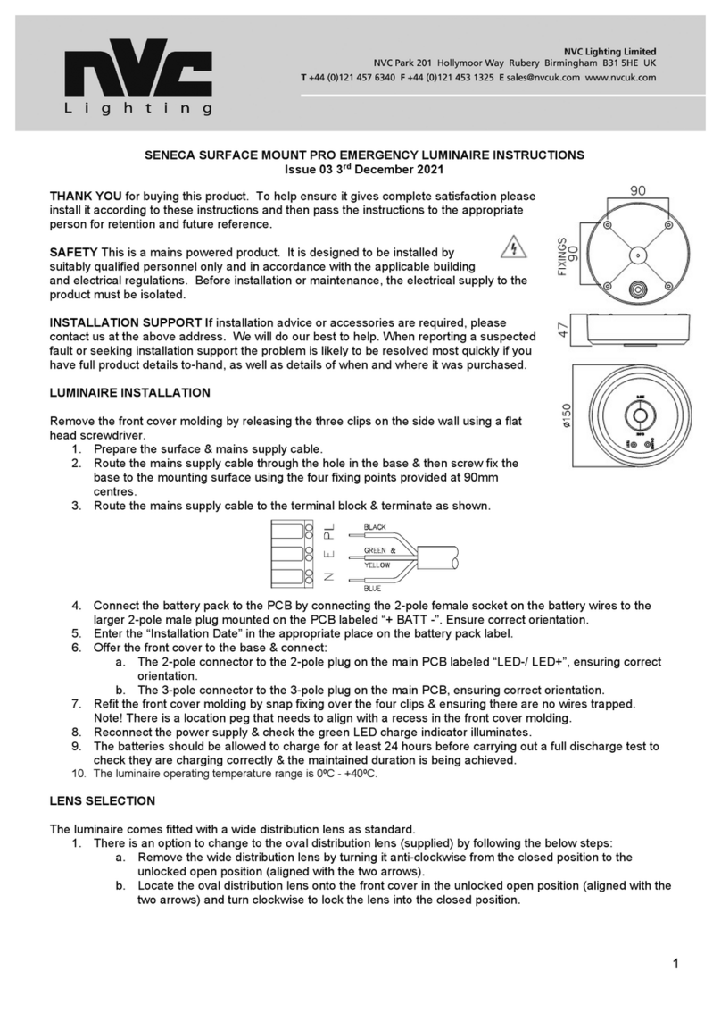 NVC SENECA Manuel utilisateur