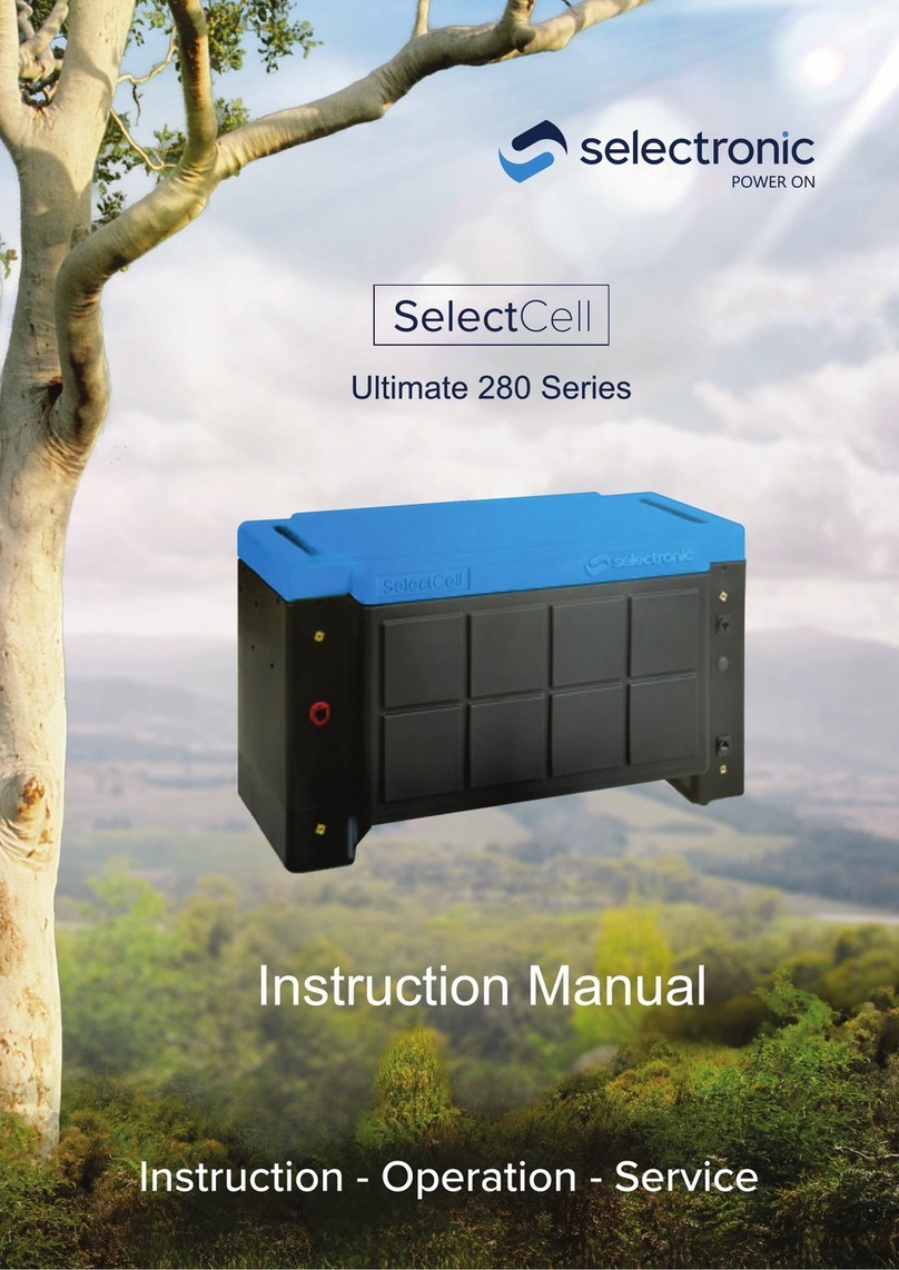 Selectronic SelectCell Ultimate 280 Series Manuel utilisateur