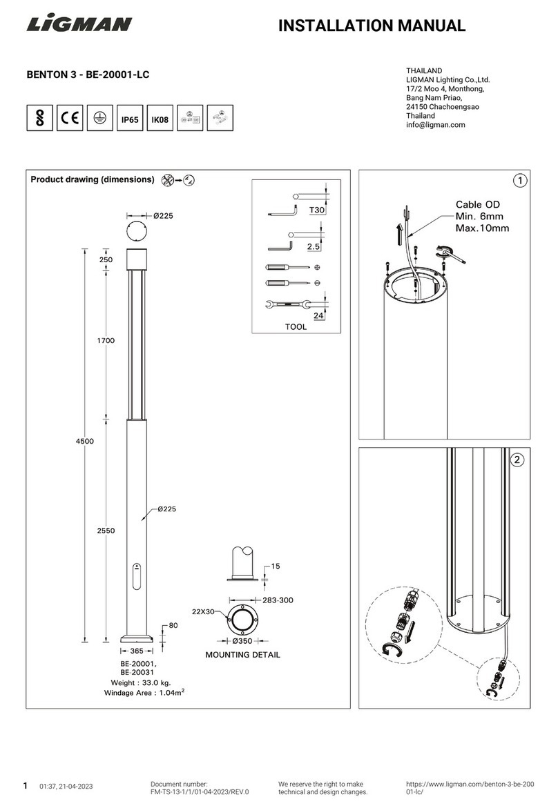 LIGMAN BENTON 3 Manuel utilisateur
