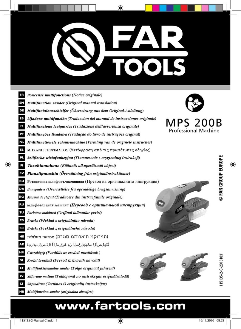 Far Tools MPS 200B Manuel d'utilisation et d'entretien