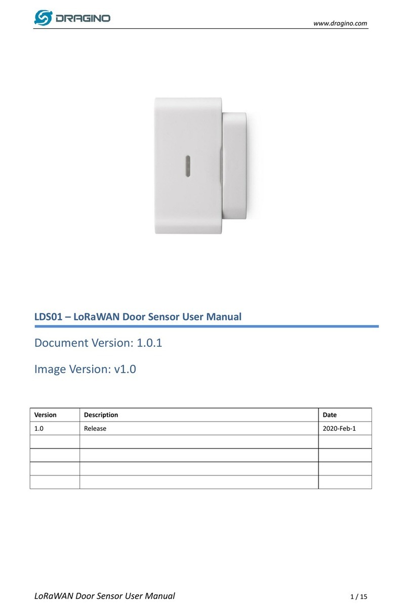 Dragino LDS01 Manuel utilisateur