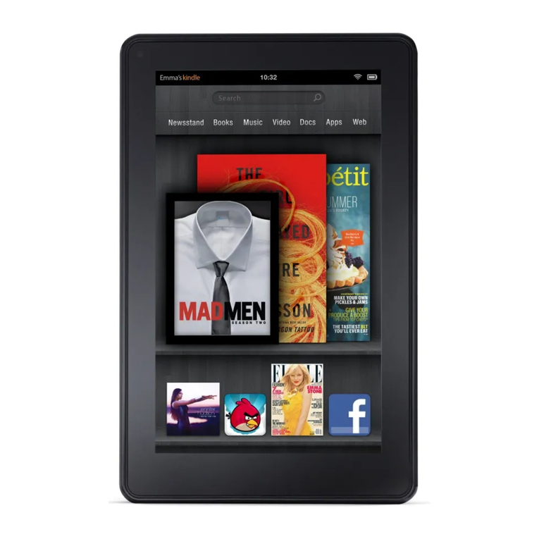 Amazon Kindle Fire Manuel utilisateur