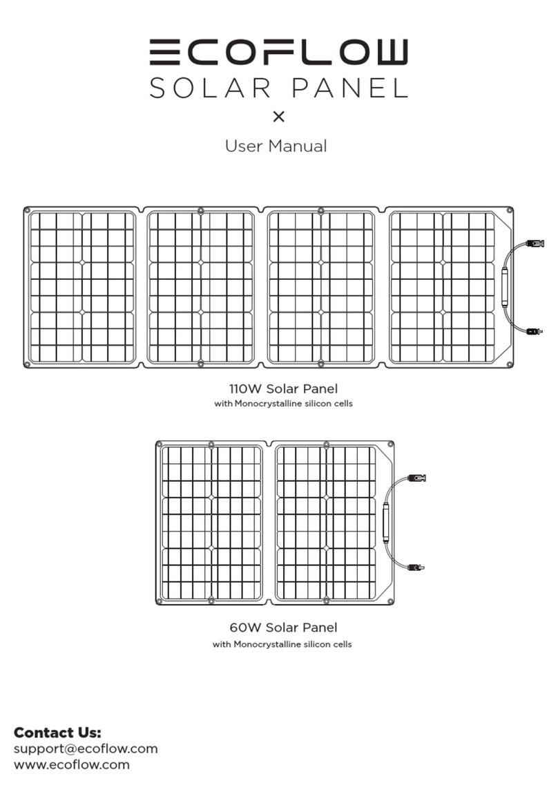 EcoFlow 110W Manuel utilisateur EcoFlow 110W Manuel utilisateur