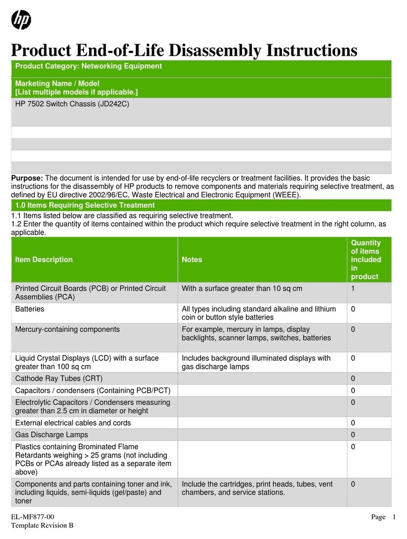 HP 7502 Instructions de montage