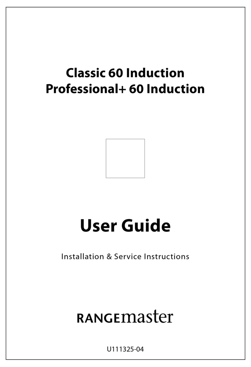Range Master Classic 60 Induction Manuel utilisateur