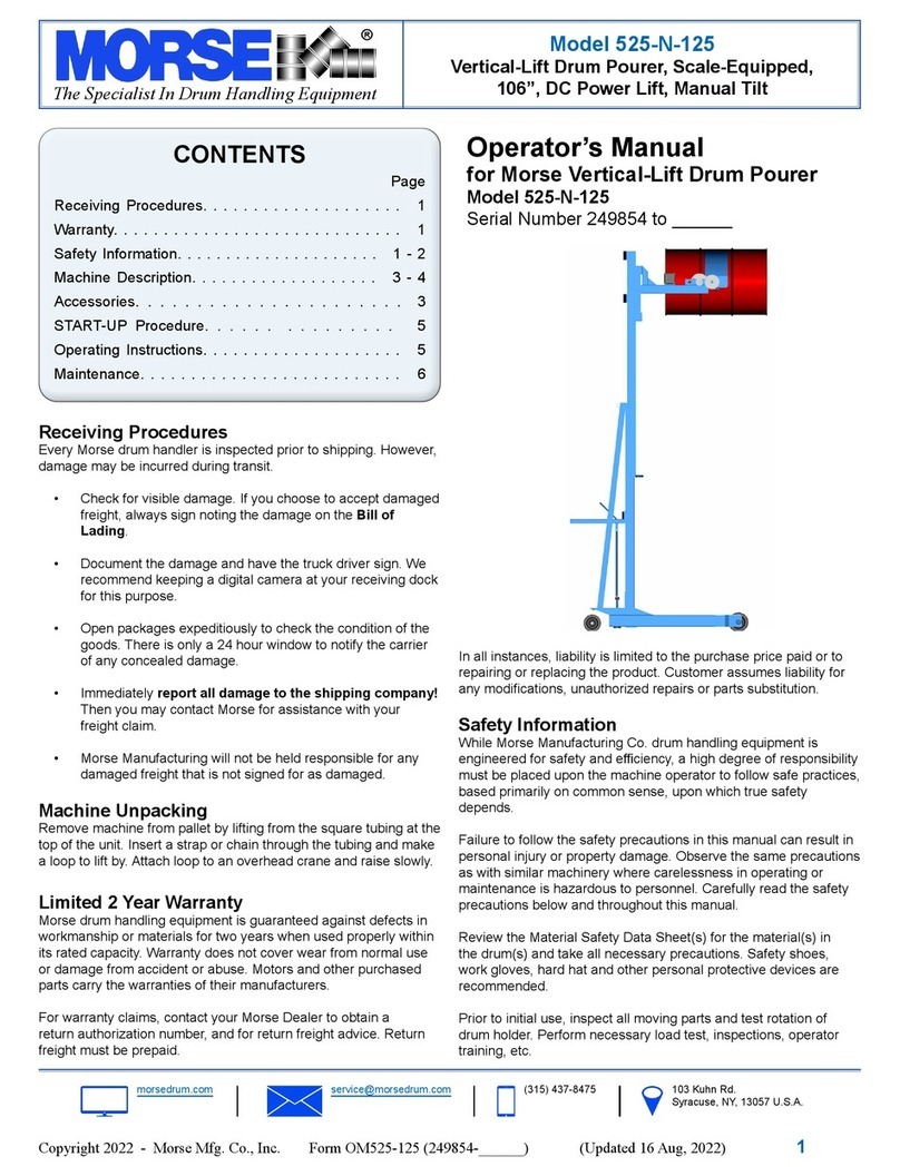 morse 525-N-125 Manuel utilisateur
