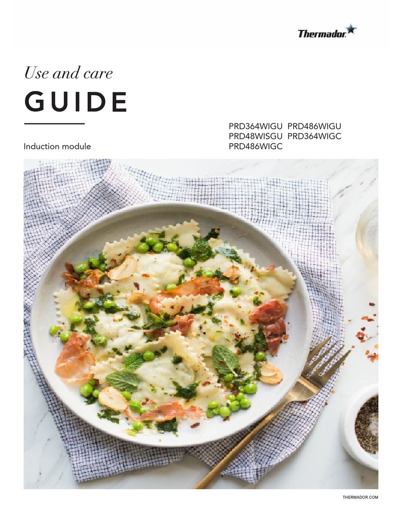 Thermador PRD364WIGU Manuel utilisateur Thermador PRD364WIGU Manuel utilisateur