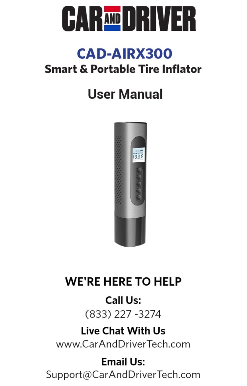 CA CAD-AIRX300 Manuel utilisateur CA CAD-AIRX300 Manuel utilisateur