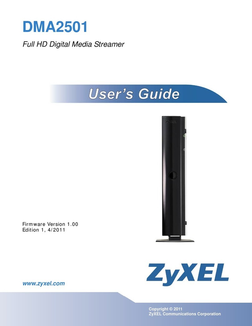 ZyXEL Communications DMA2501 Manuel utilisateur