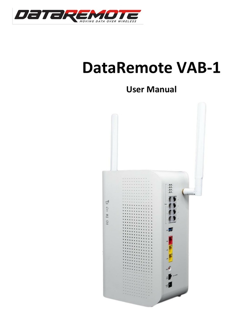 DataRemote VAB-1 Manuel utilisateur