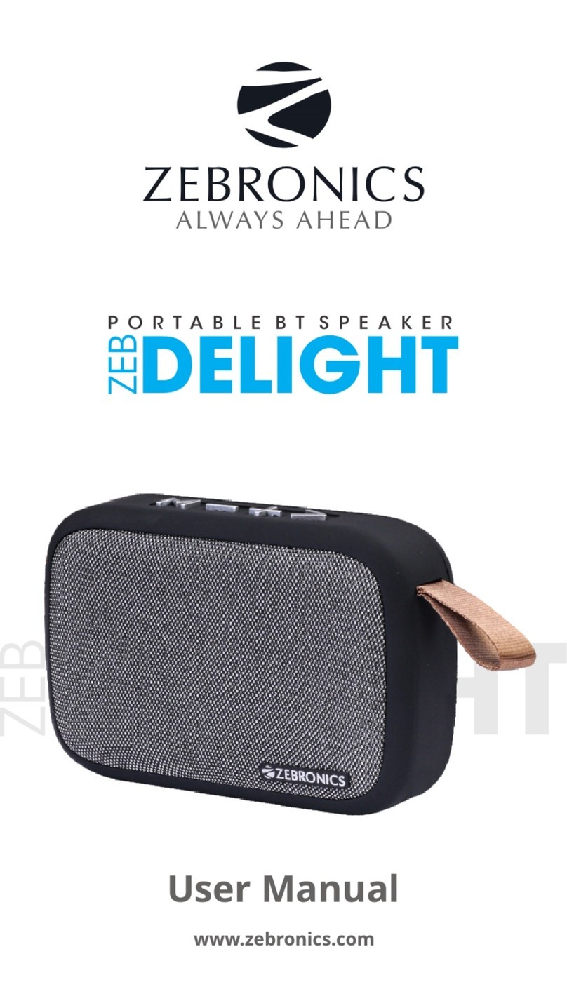 Zebronics ZEB-DELIGHT Manuel utilisateur