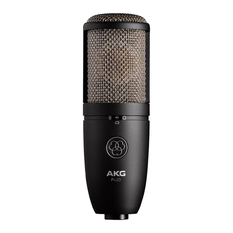 AKG P420 Manuel utilisateur