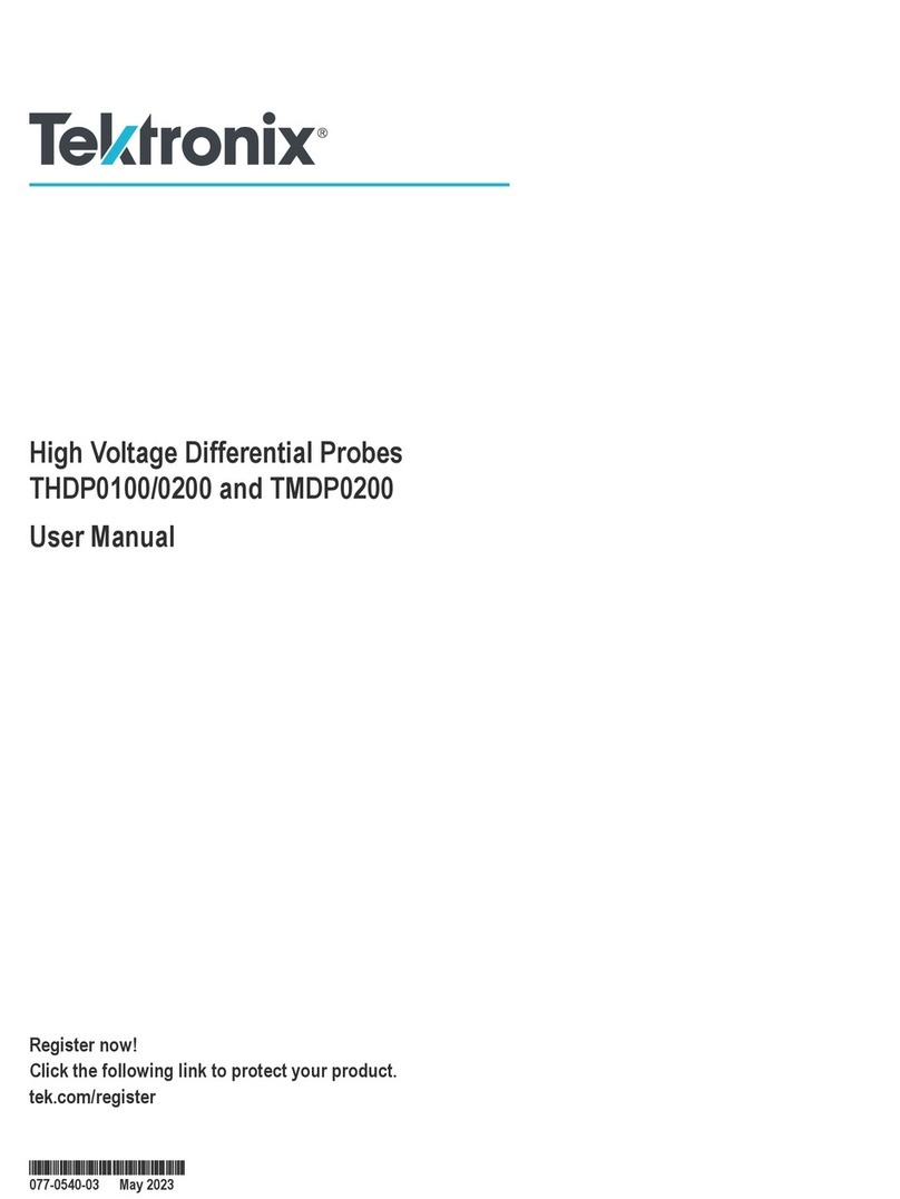 Tektronix THDP0100 Manuel utilisateur