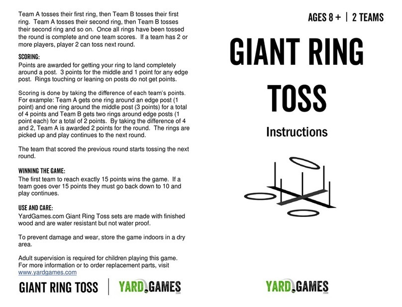 Yard Games GIANT RING TOSS Manuel utilisateur