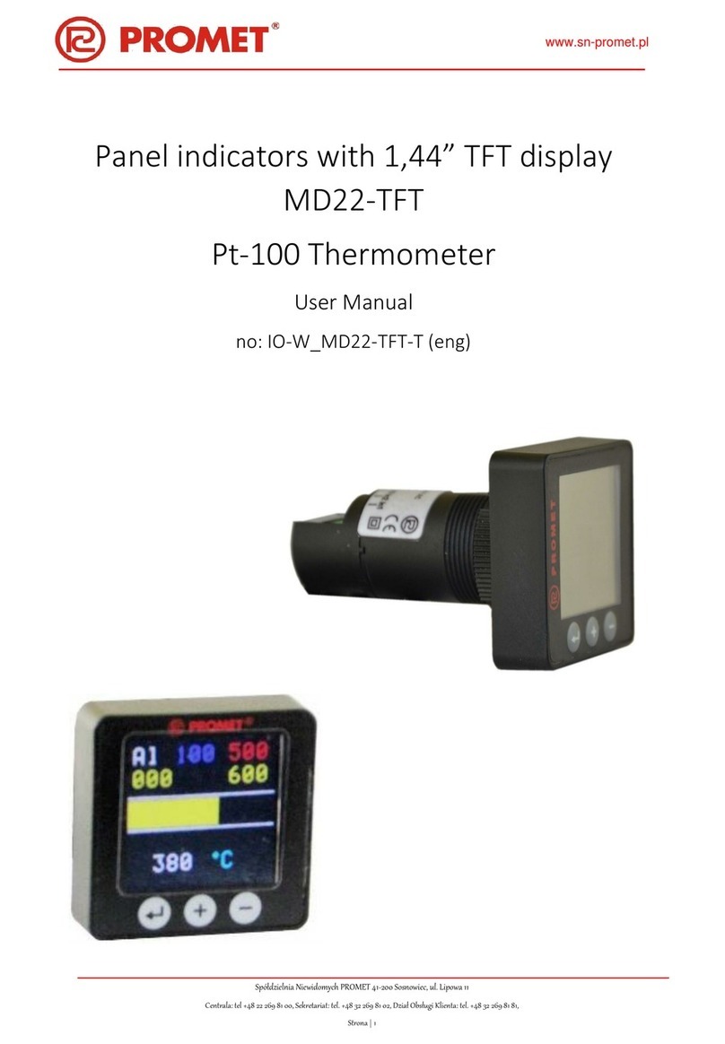 Promet MD22-TFT Manuel utilisateur