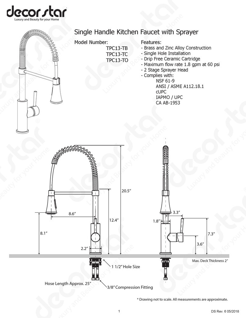 Decor Star TPC13-TC Manuel utilisateur