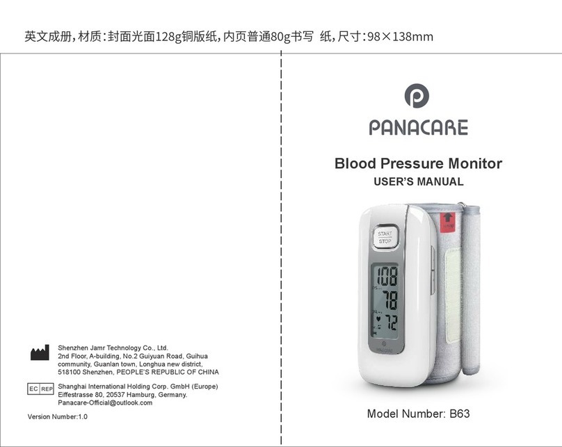 panacare B63 Manuel utilisateur