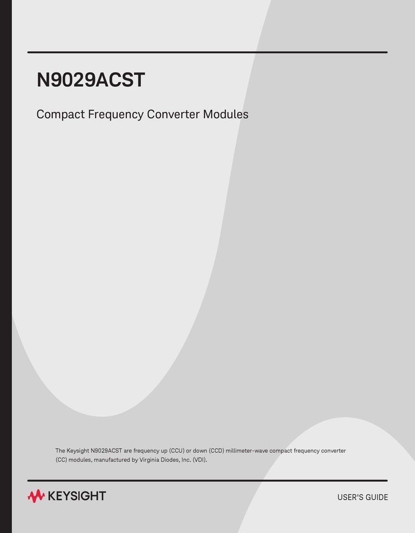 Keysight N9029ACST Manuel utilisateur