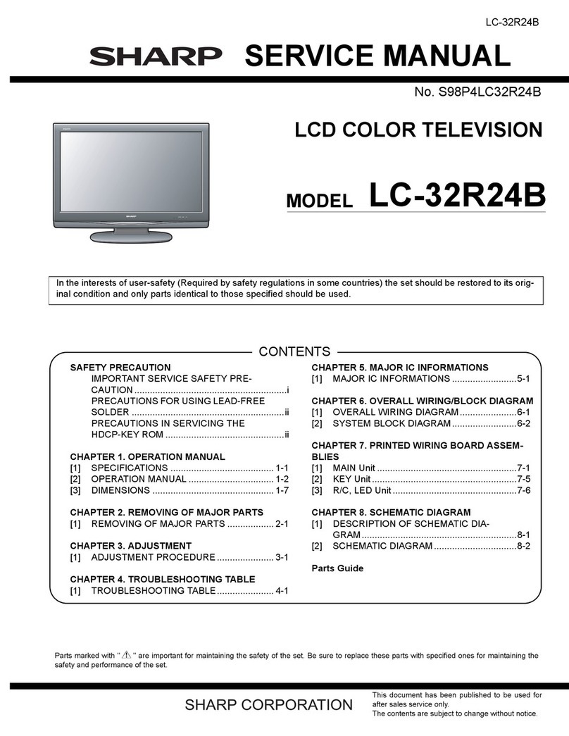 Sharp LC-32R24B Manuel utilisateur