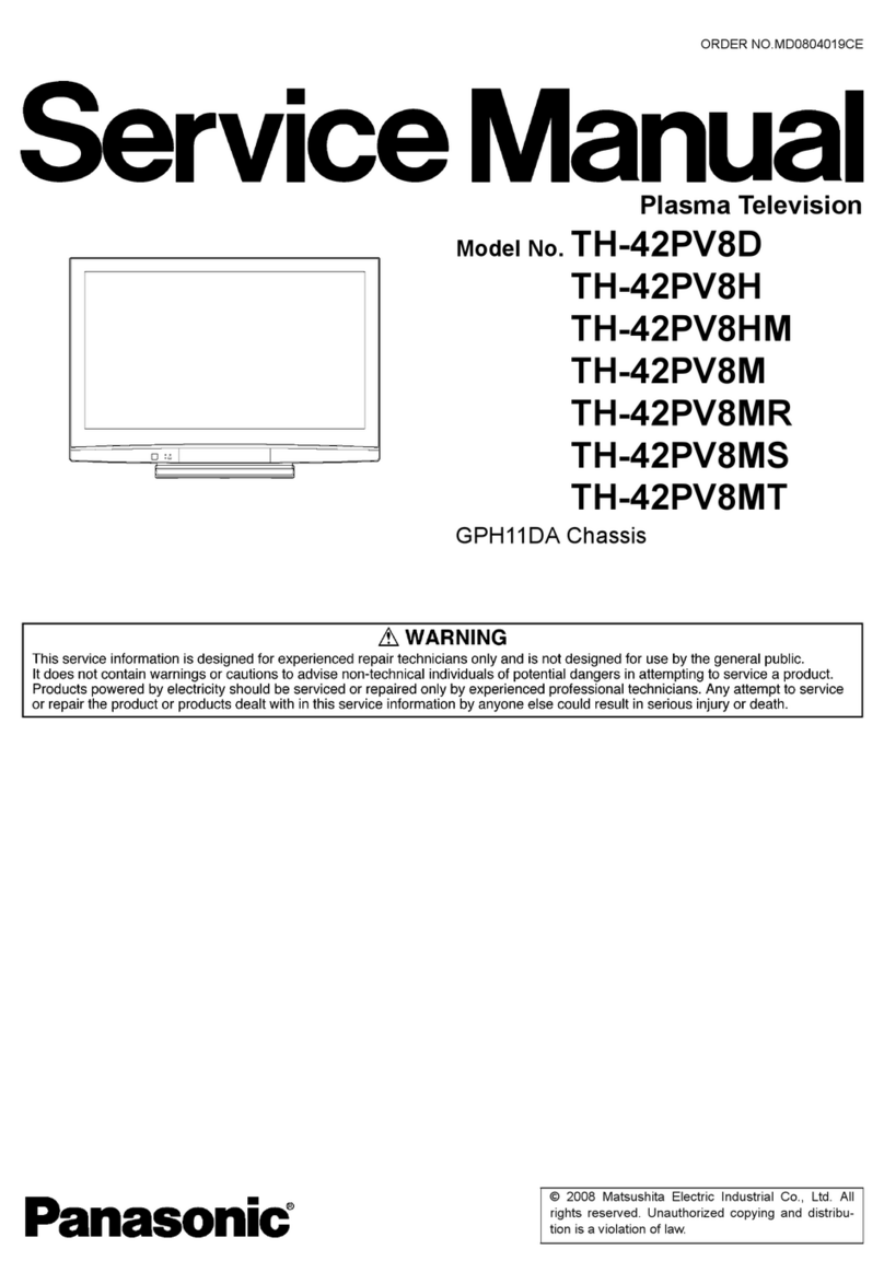 Panasonic TH-42PV8D Manuel utilisateur