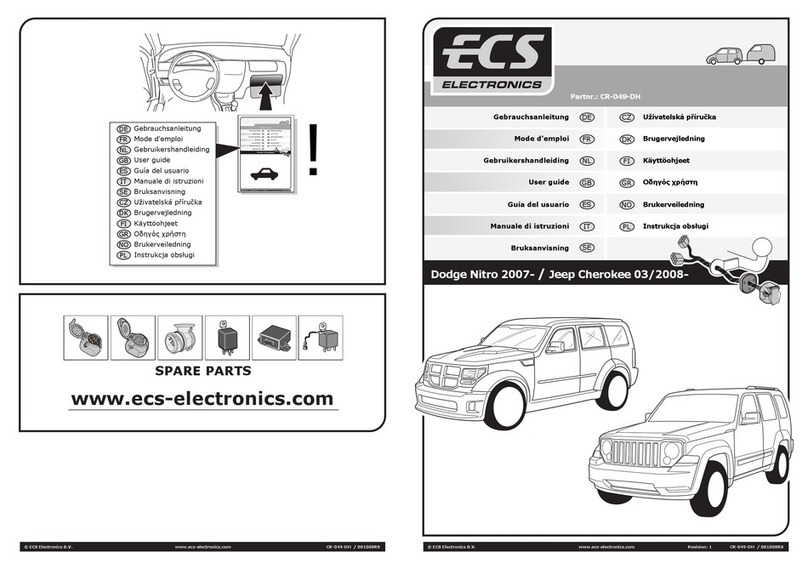 ECS Electronics CR-049-DH Manuel utilisateur