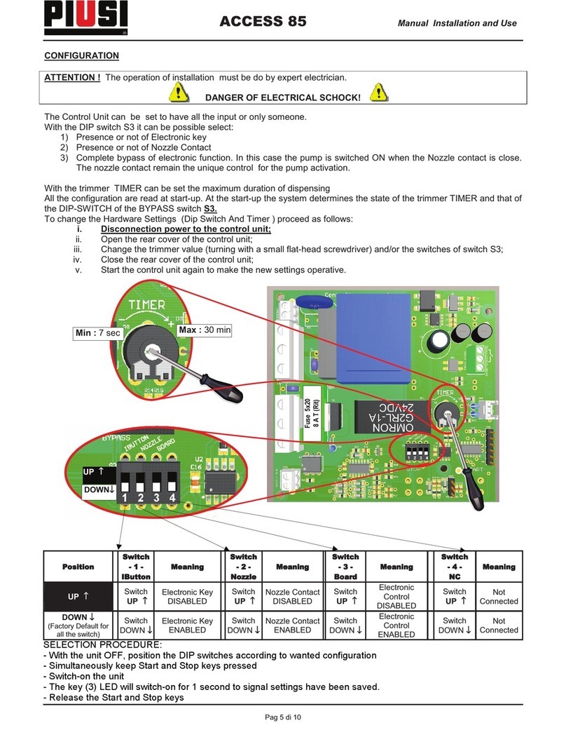 Piusi ACCESS 85 Mode d’emploi