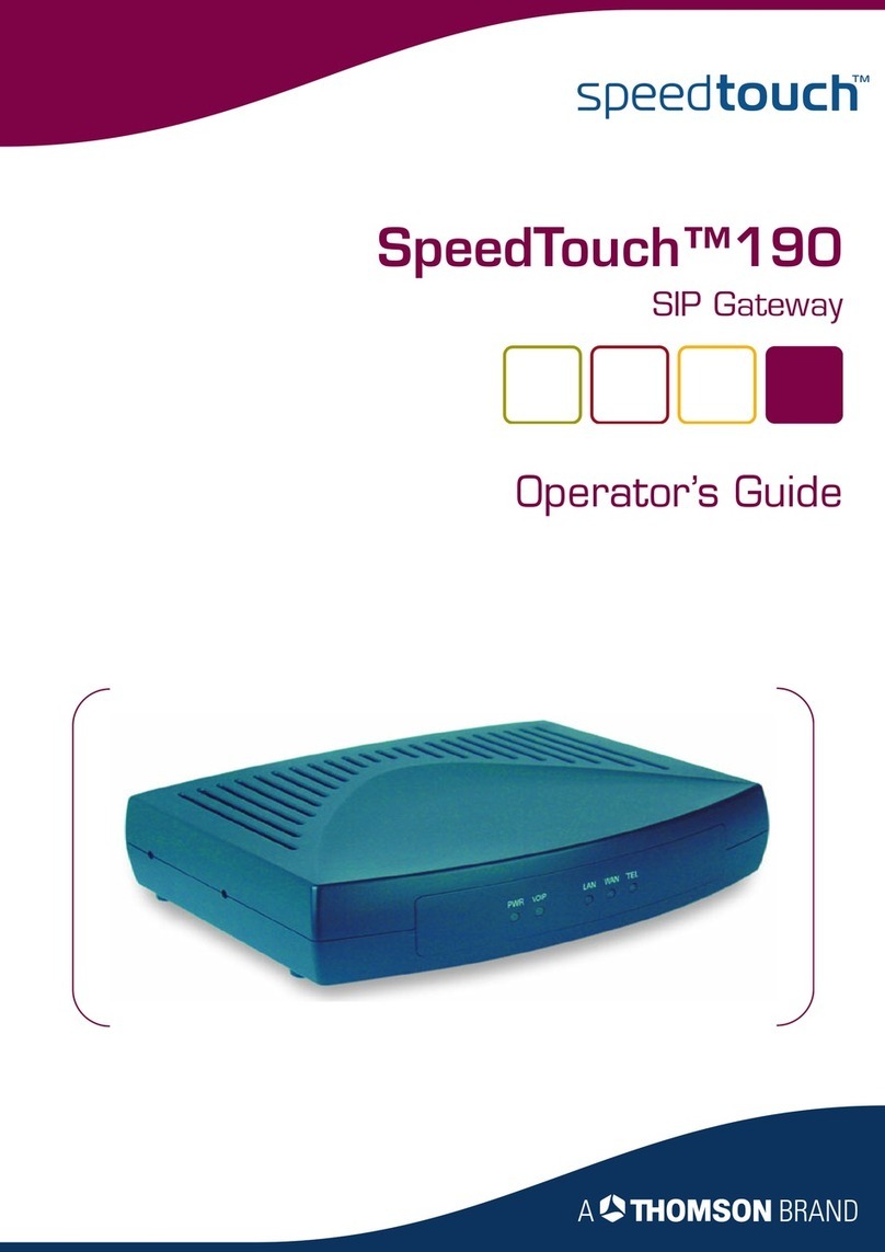 Speedtouch 190 Manuel
