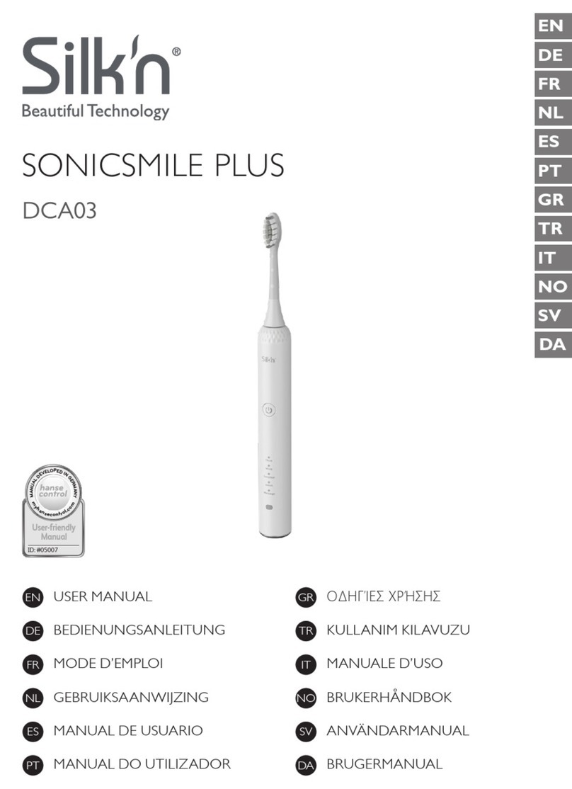 Silk'n SONICSMILE PLUS DCA03 Manuel utilisateur